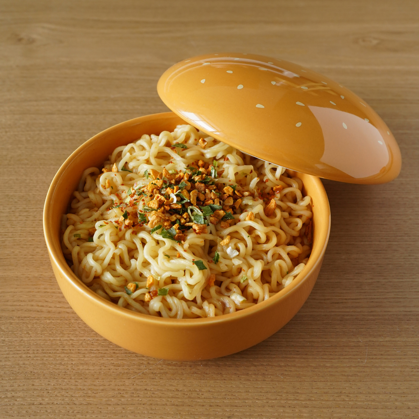 Burger Plate and Bowl Set | 5-Piece Set | Ceramic