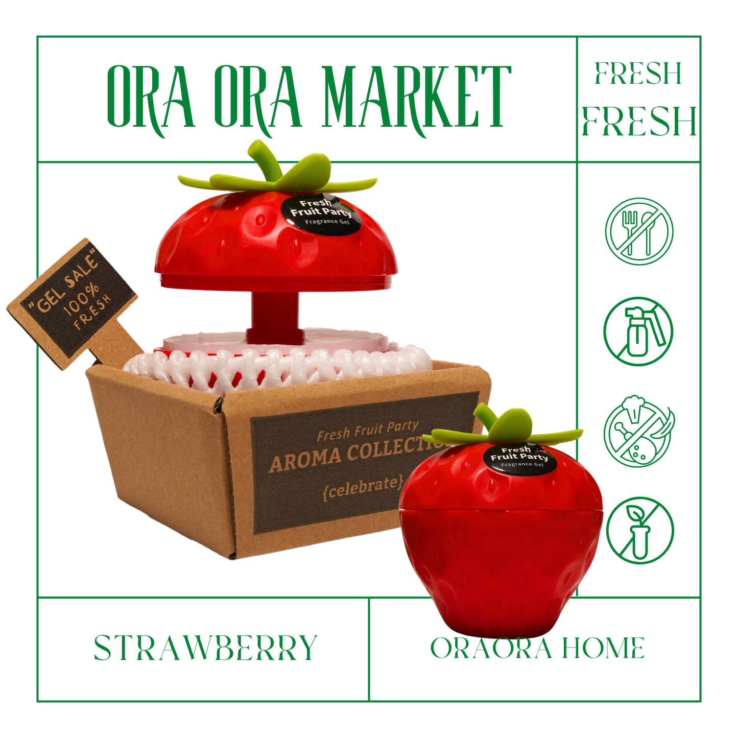 Strawberry Aromatherapy Air Freshener