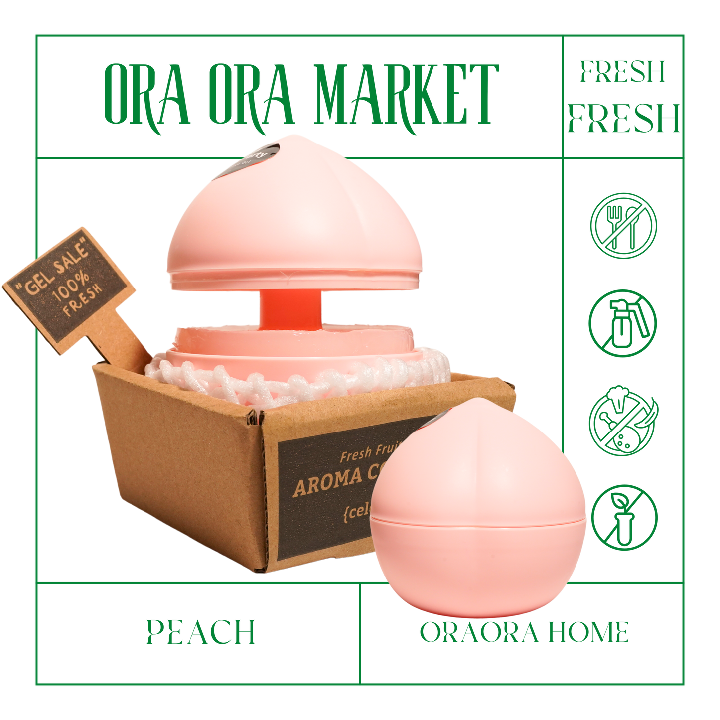 Peach Aromatherapy Air Freshener
