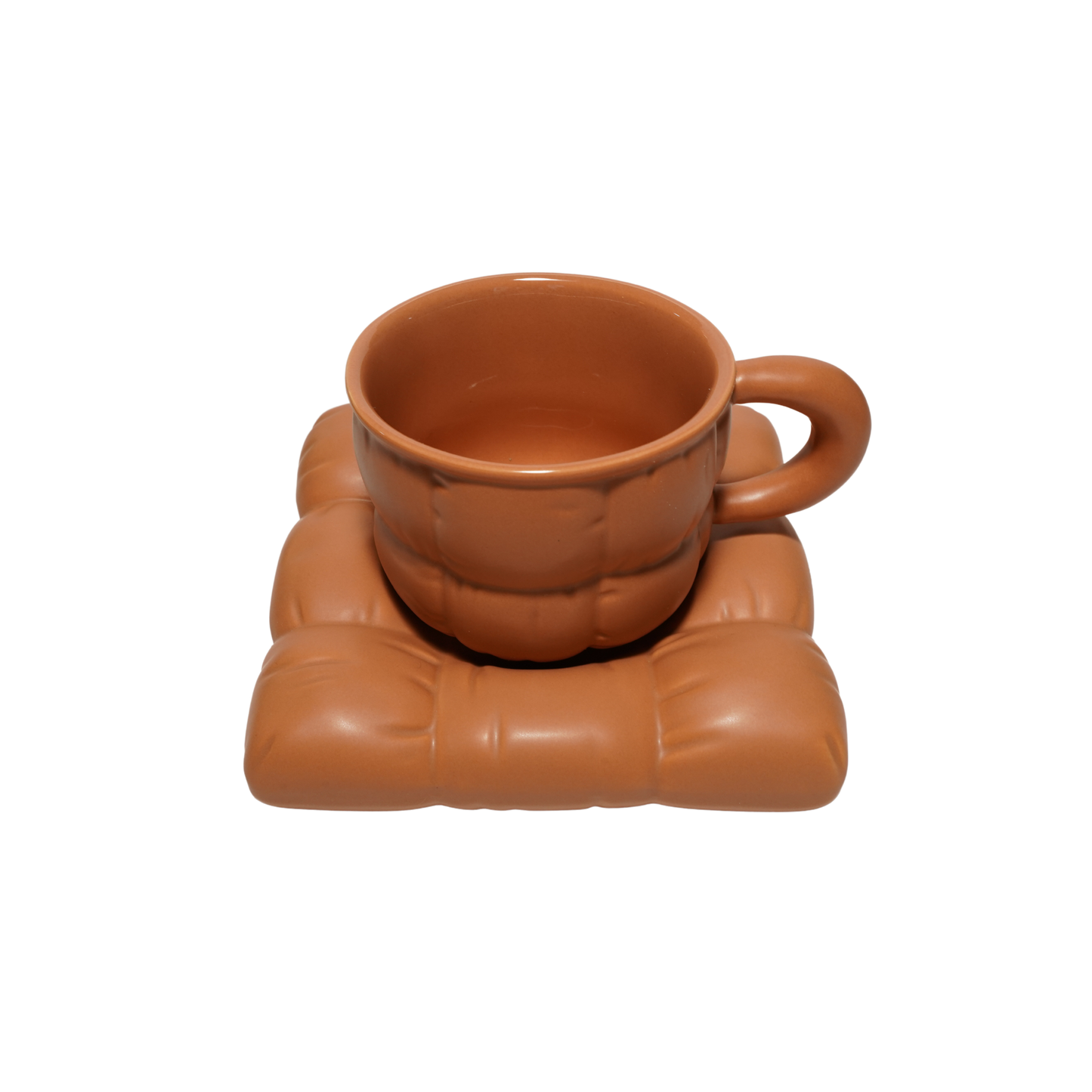Cushion Ceramic Cup Set (Cocoa)