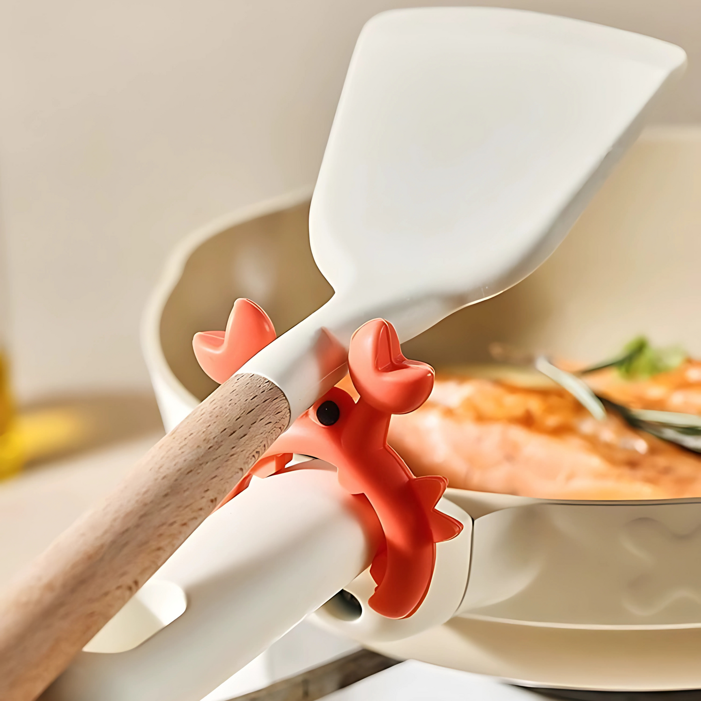 Crab Utensil and Lid Holder