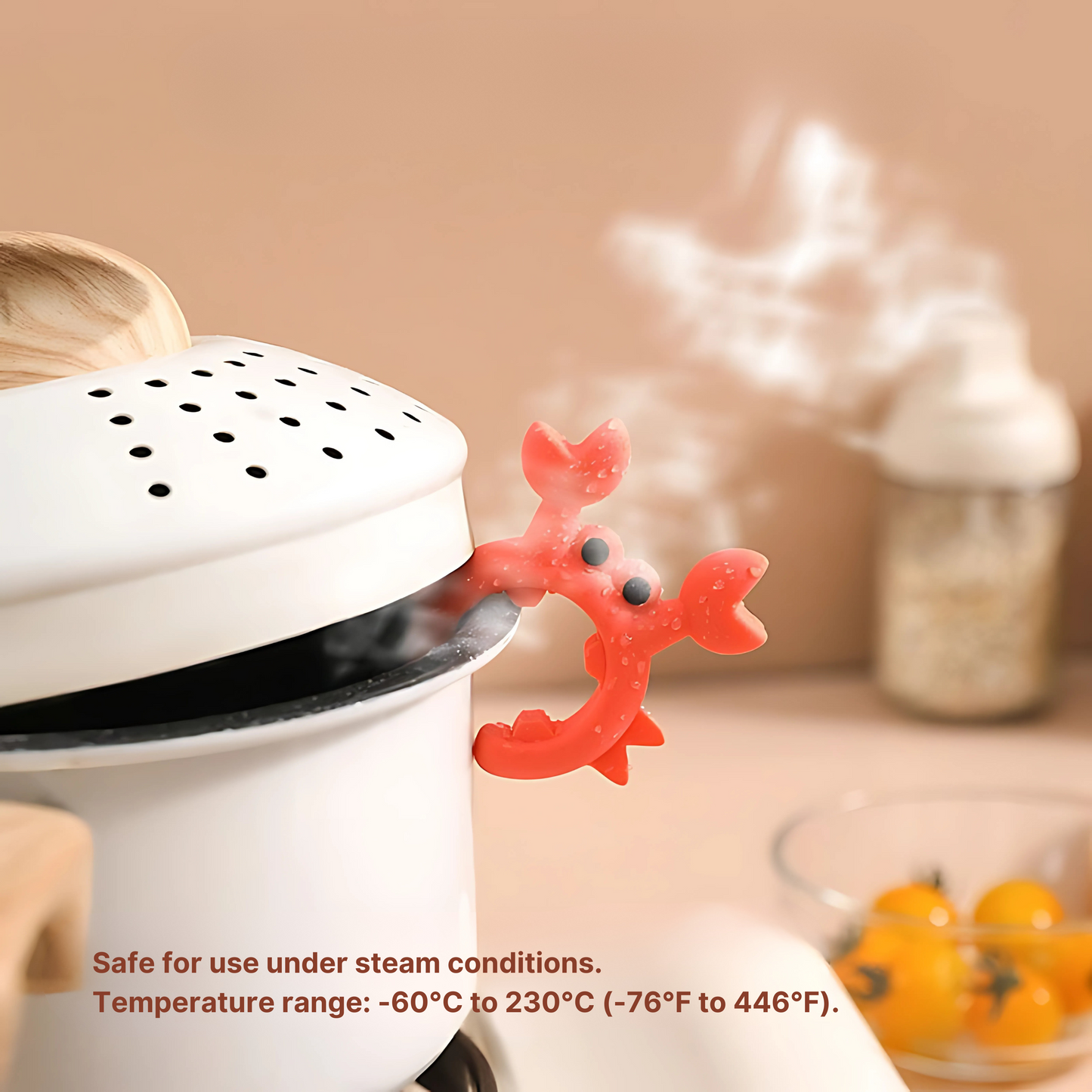 Crab Utensil and Lid Holder