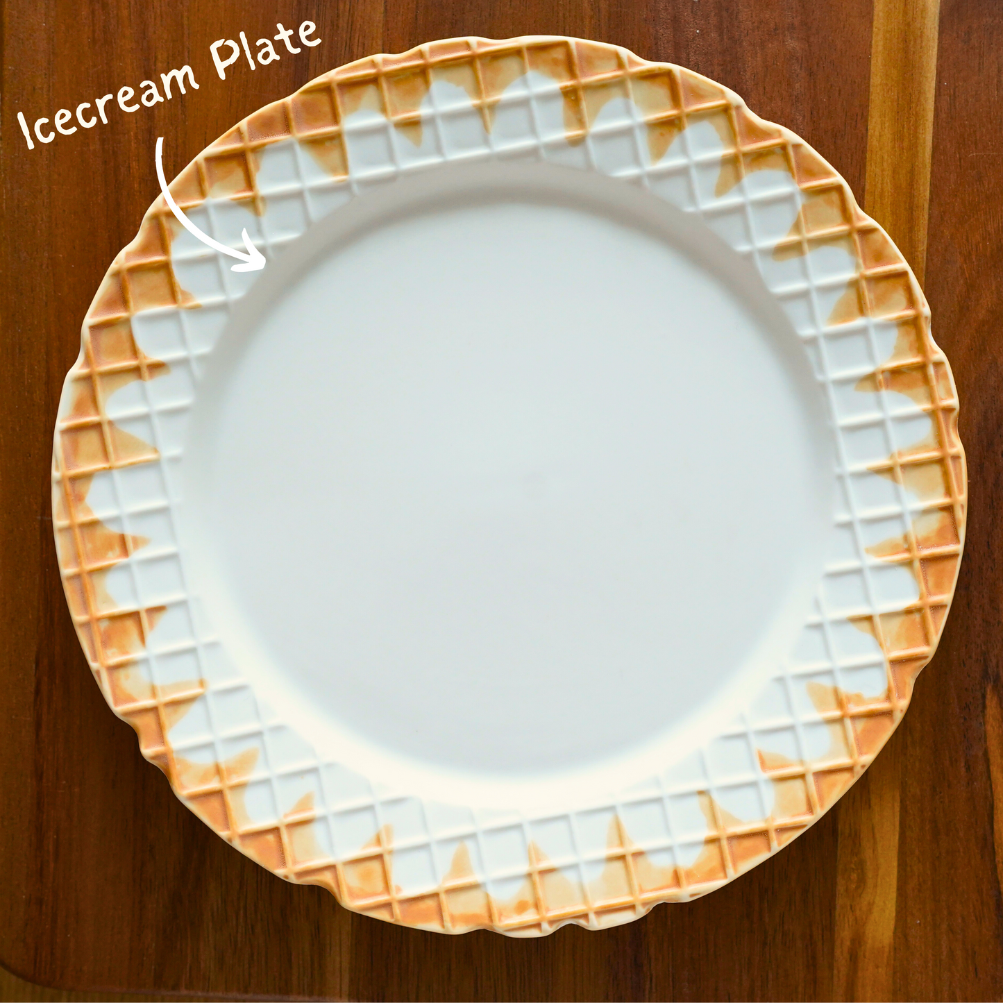 Waffle Cone Mug and Plate Set
