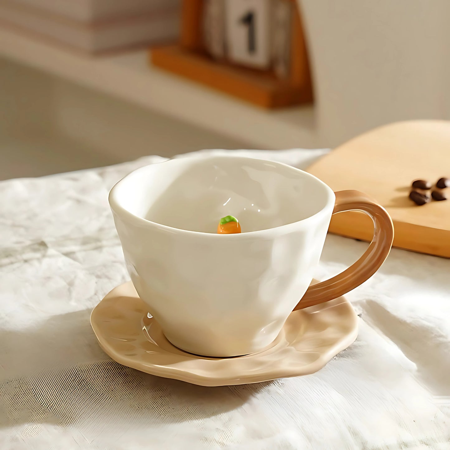 Capybara Cup and Saucer Set