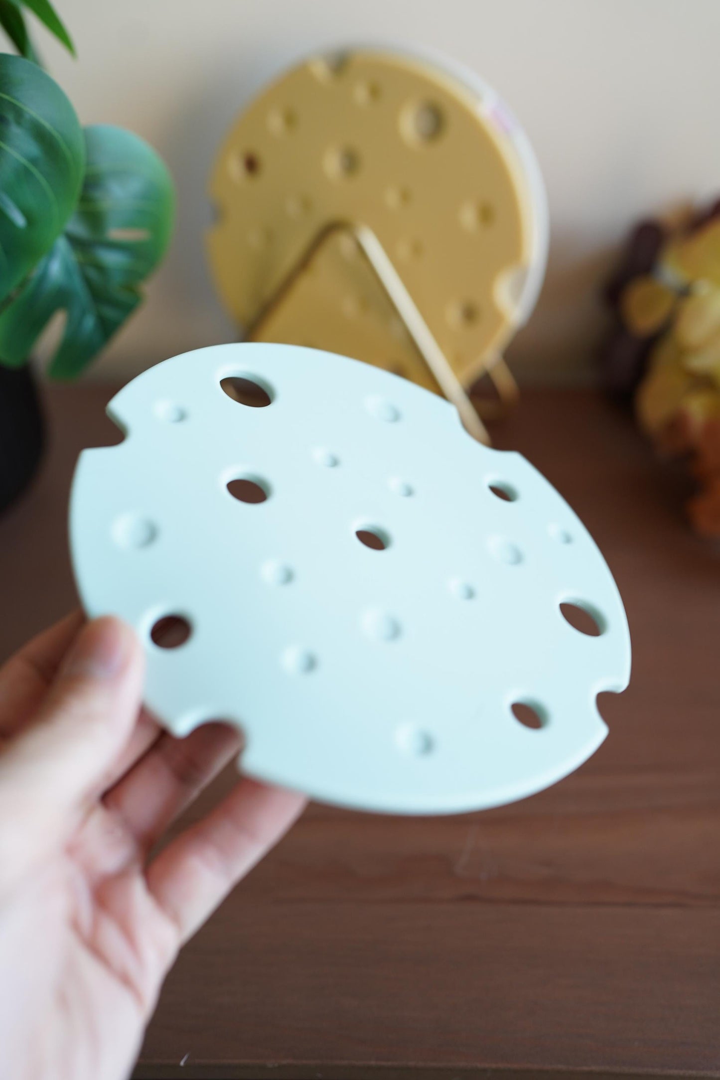 Cheese Silicone Trivet Green — kitchen tableware | ORAORA HOME