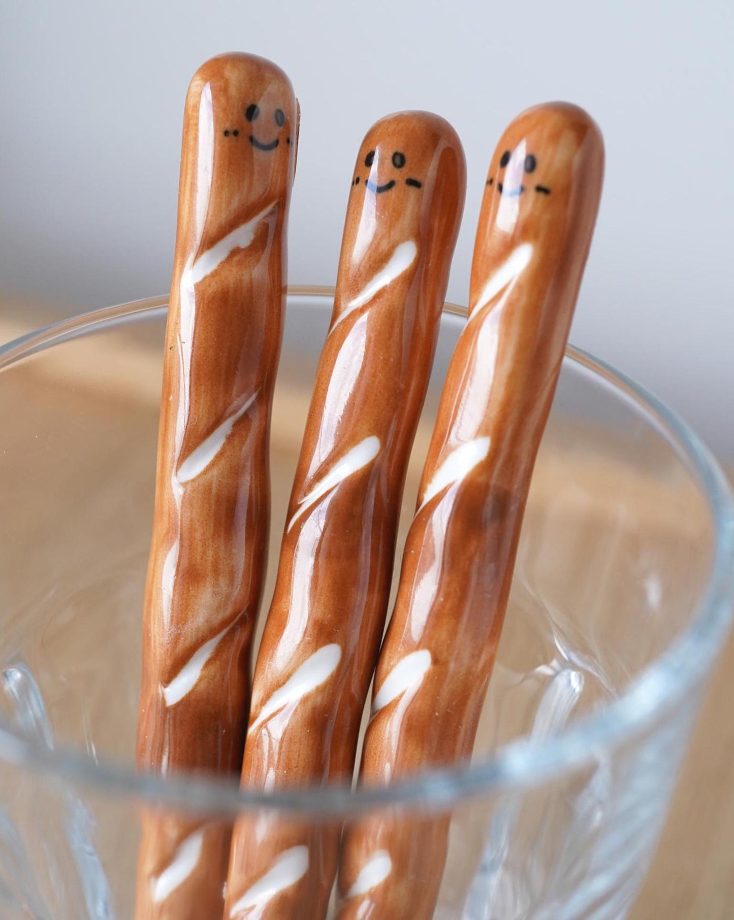 Baguette Ceramic Coffee Stirrer — Japanese kawaii design | ORAORA HOME