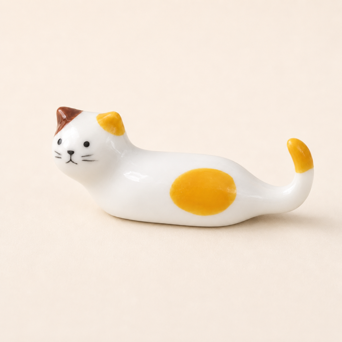 Cat Loaf Ceramic Chopstick Rest — 5 Colours | Kawaii Tableware