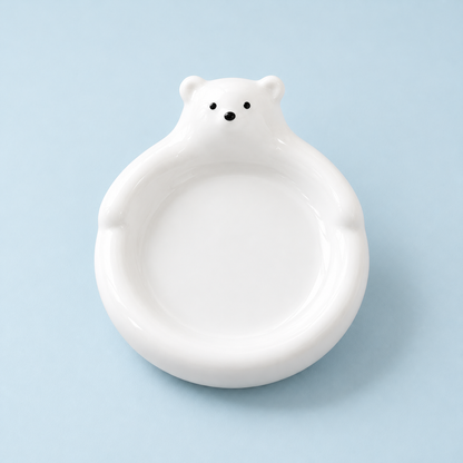Animal Sauce Dish Set — Panda, Penguin, Polar Bear & Seal
