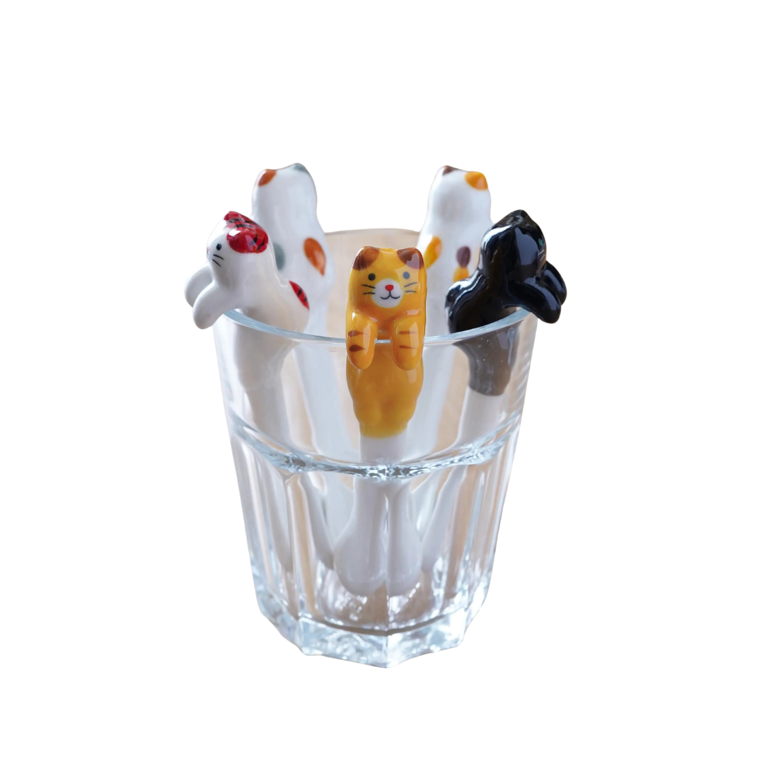 Cat Ceramic Coffee Spoon | ORAORA HOME