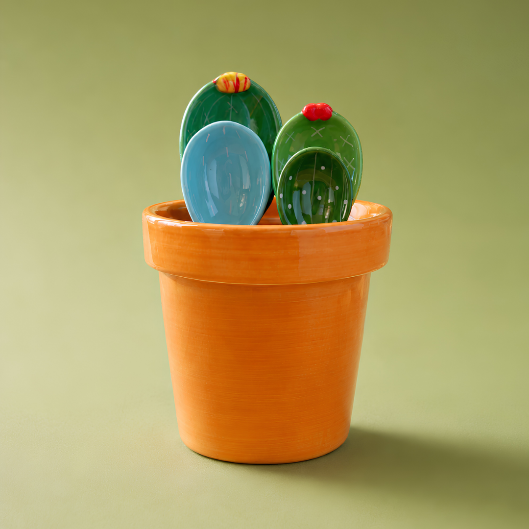 Cactus Measuring Set — Green & Blue