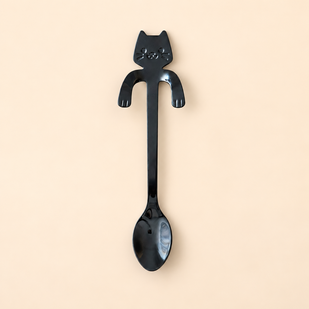 Cat Stainless Steel Coffee Spoon — Hanging Cup Edge Teaspoon