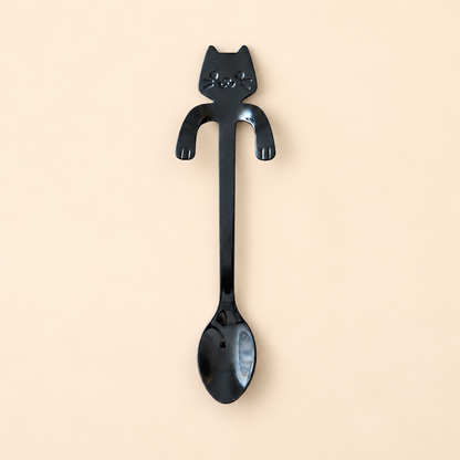 Cat Stainless Steel Coffee Spoon — Hanging Cup Edge Teaspoon
