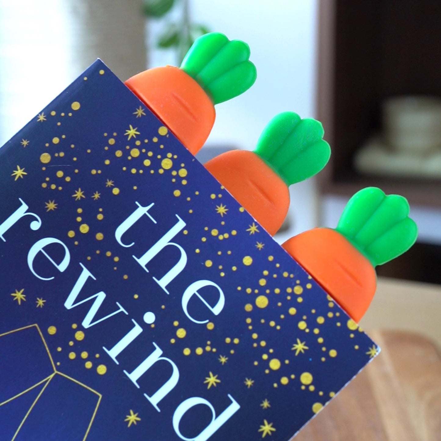 Carrot Silicone Bookmark Set — kawaii silicone bookmark gift | ORAORA HOME