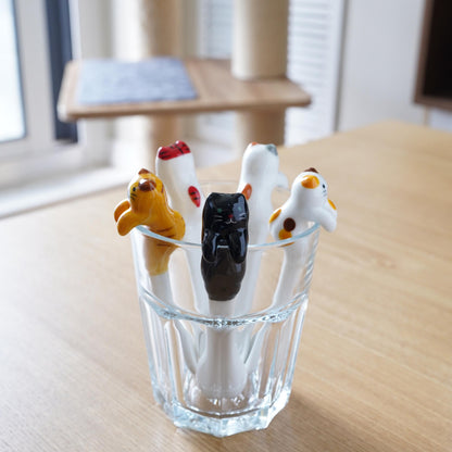 Cat Ceramic Coffee Spoon — food-safe ceramic | ORAORA HOME