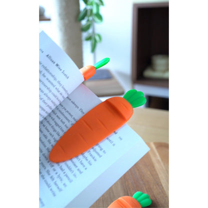 Carrot Silicone Bookmark Set — kawaii stationery gift | ORAORA HOME