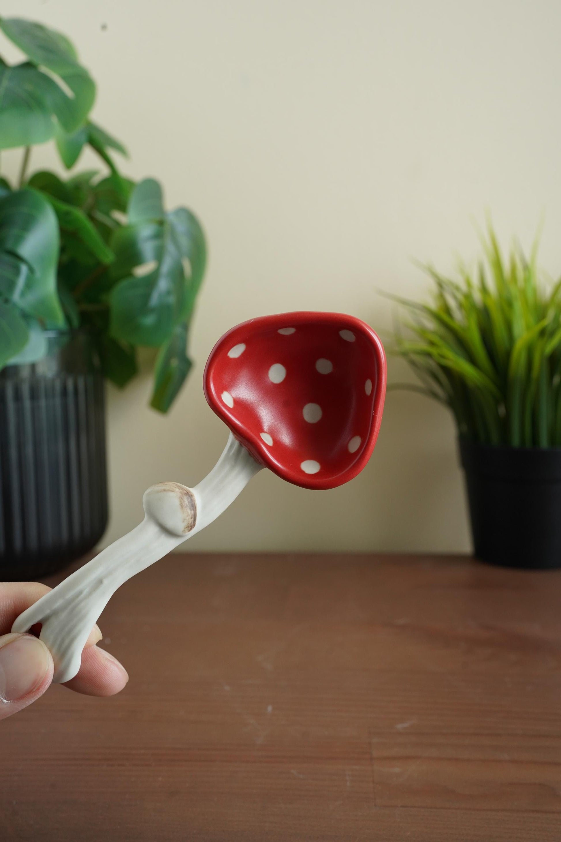 Mushroom Ceramic Spoon — kawaii ceramic gift | ORAORA HOME