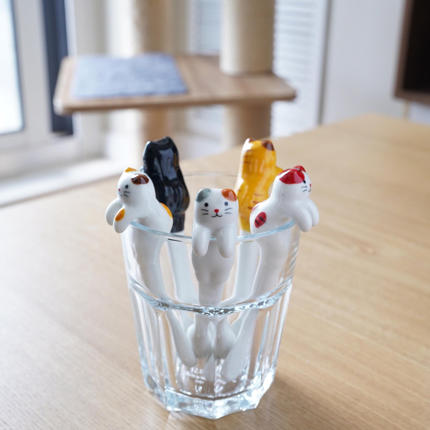 Cat Ceramic Coffee Spoon — coffee spoon gift | ORAORA HOME