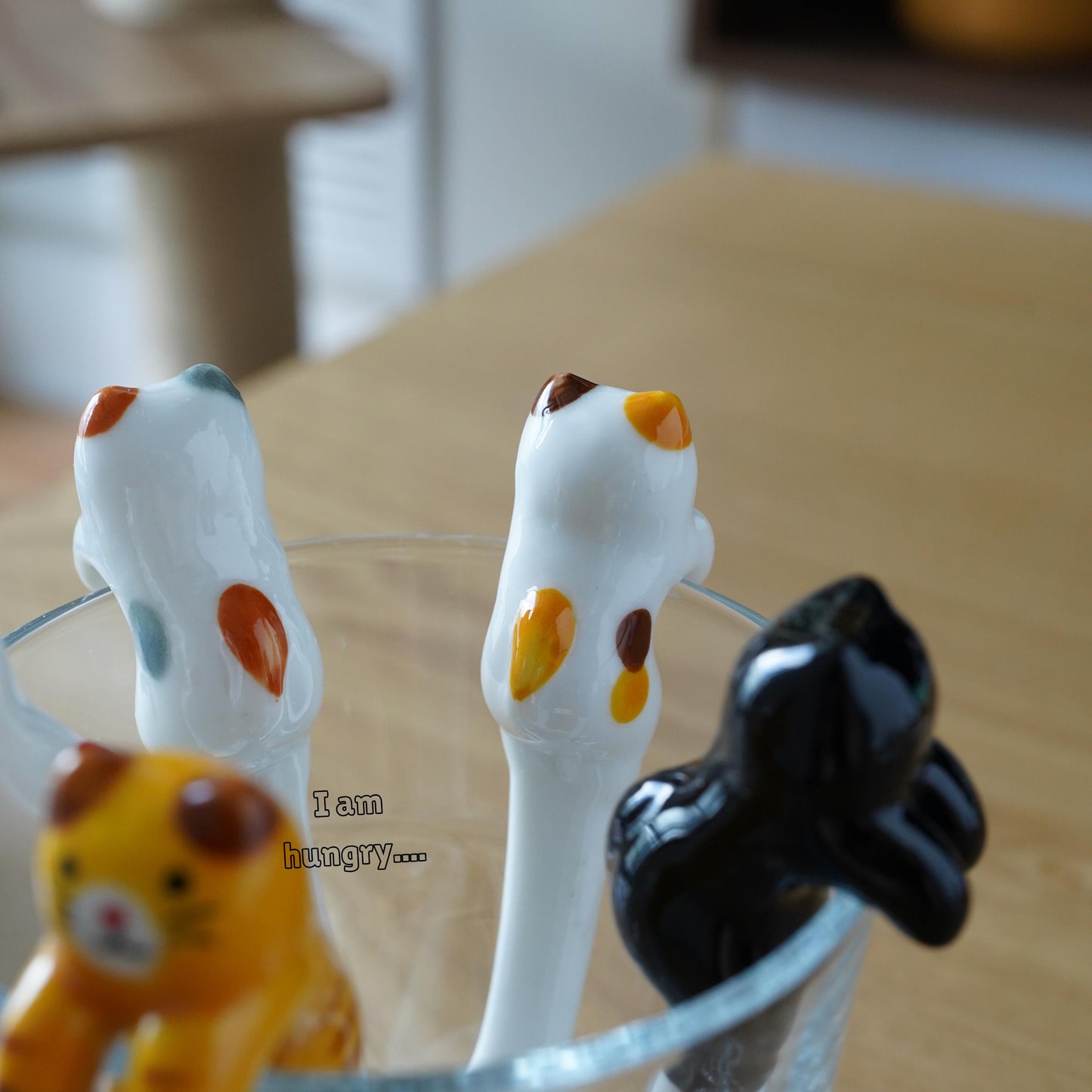 Cat Ceramic Coffee Spoon — ceramic tableware | ORAORA HOME