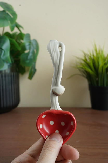 Mushroom Bowl Spoon Set — detail view | ORAORA HOME