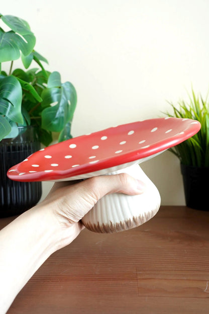 Mushroom Cake Stand — ceramic tableware | ORAORA HOME