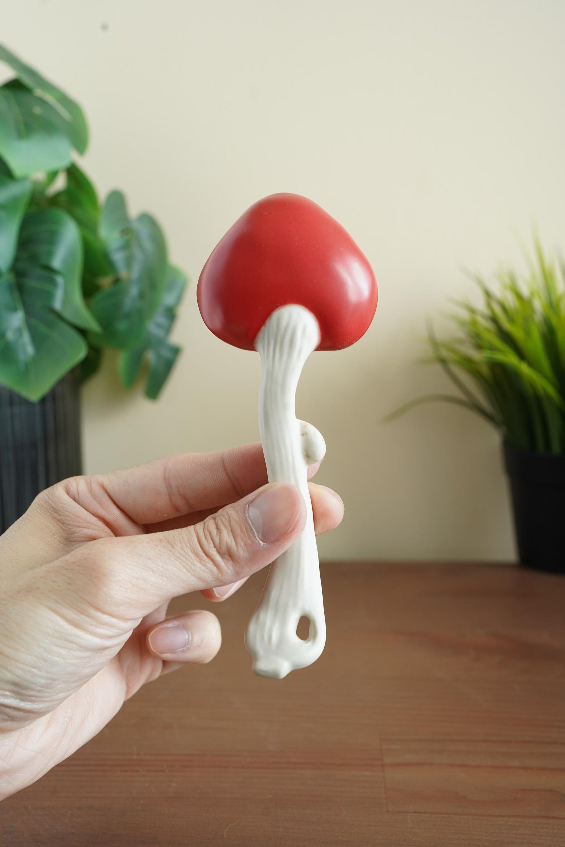 Mushroom Bowl Spoon Set — kawaii ceramic gift | ORAORA HOME