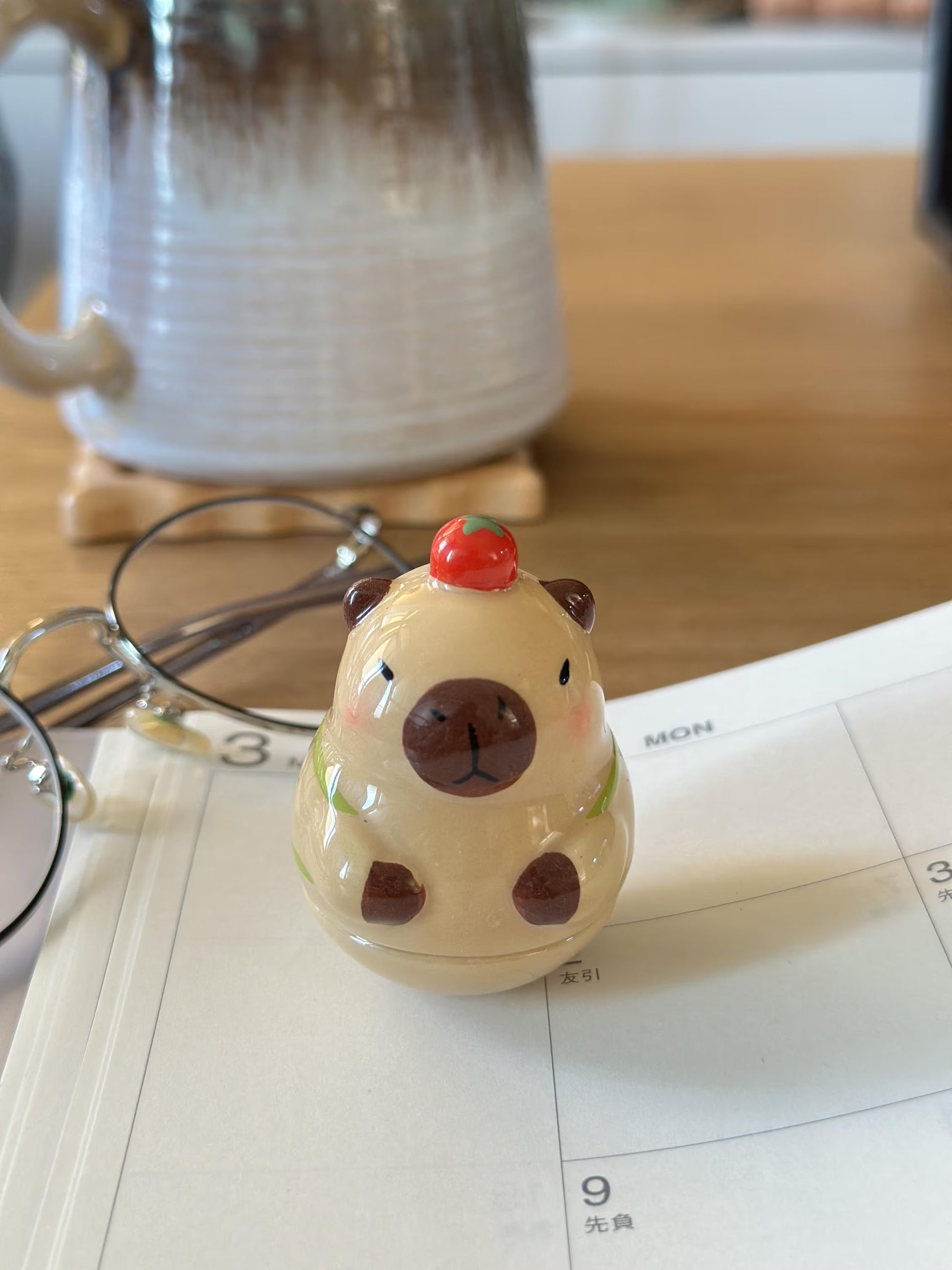 Capybara Desk Toy — ceramic desk accessory | ORAORA HOME