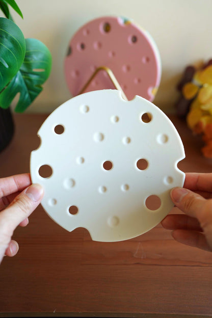 Cheese Silicone Trivet White — kawaii kitchen gift | ORAORA HOME