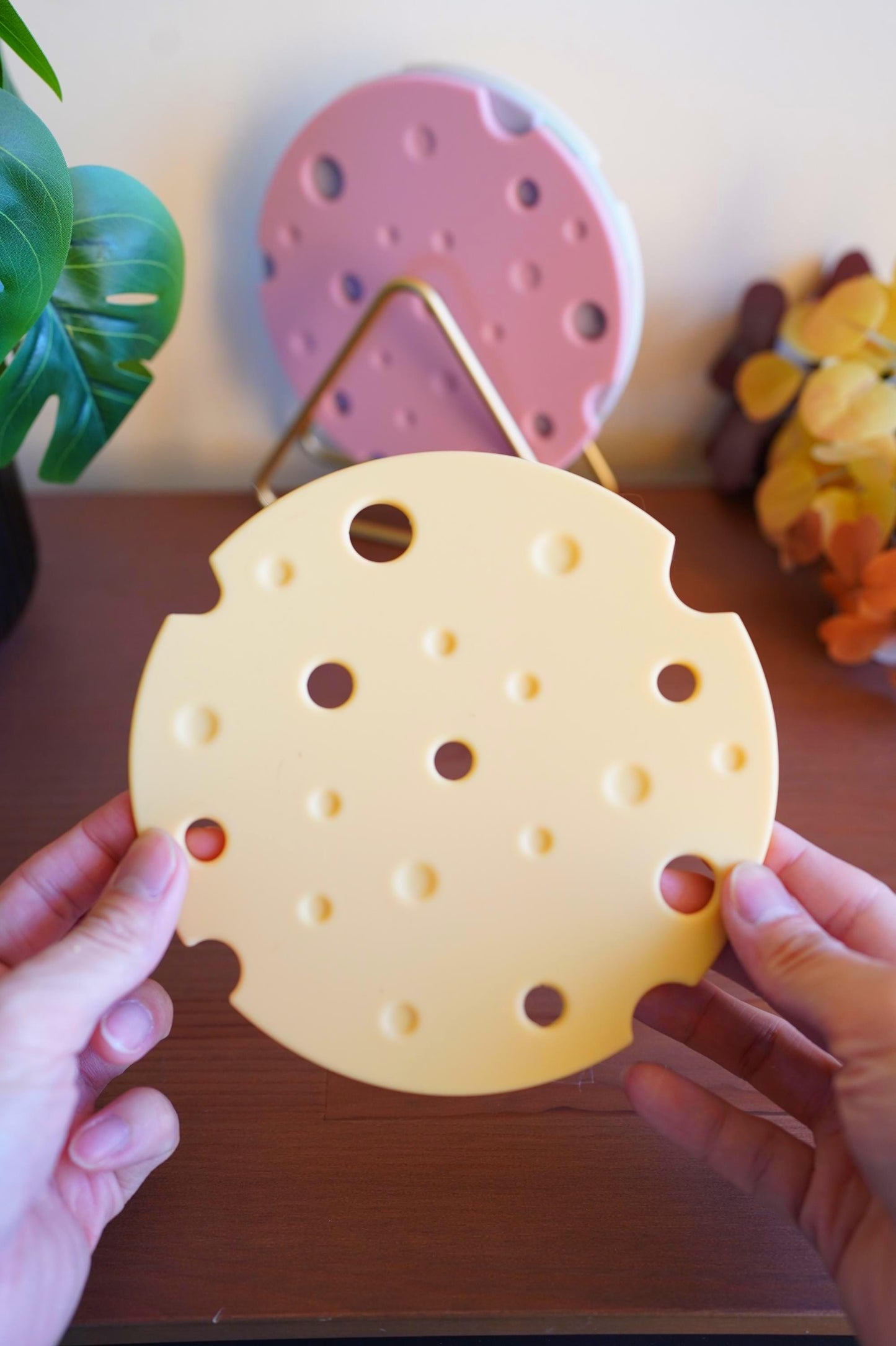 Cheese Silicone Trivet Yellow — kawaii kitchen gift | ORAORA HOME