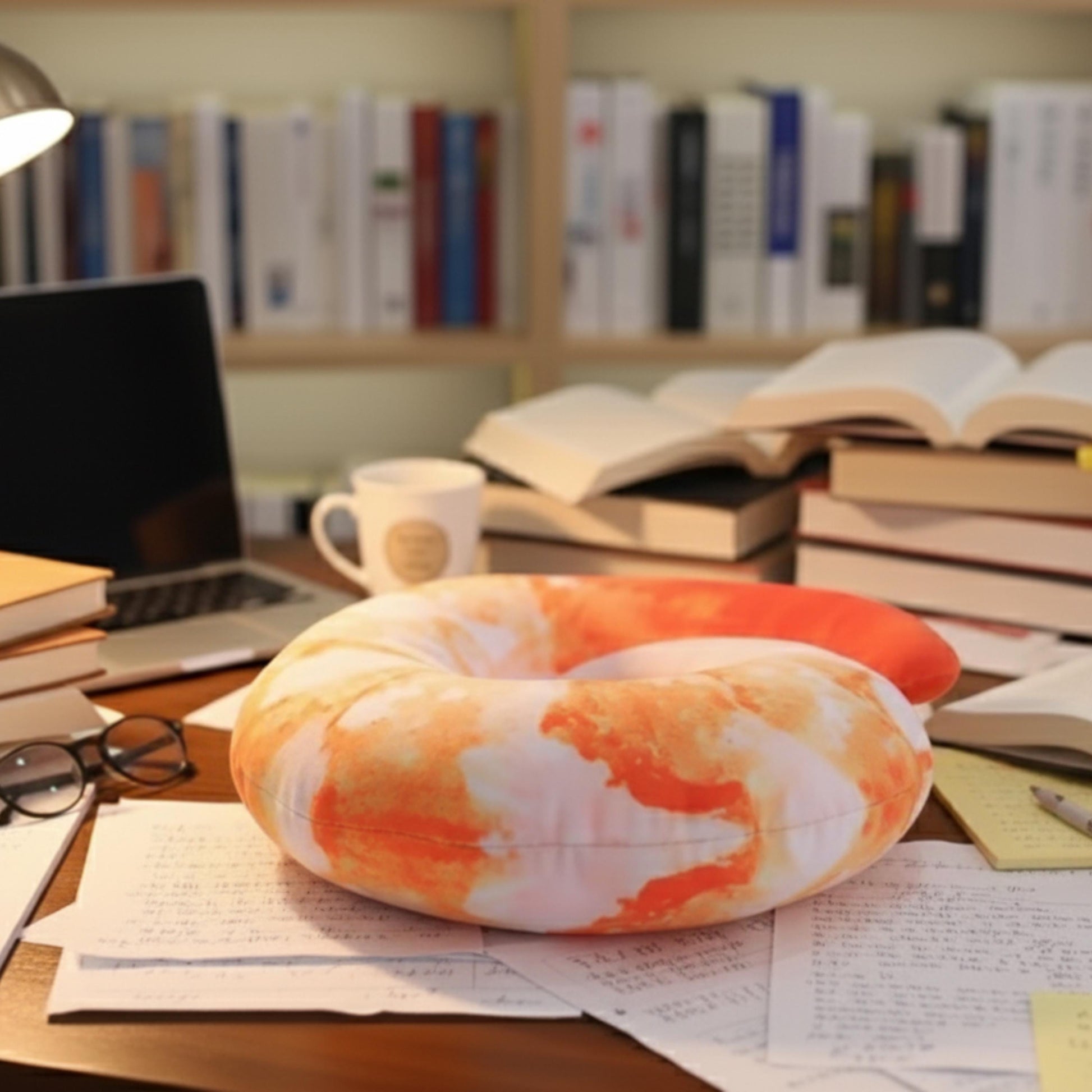Shrimp Plush Neck Pillow — kawaii travel gift | ORAORA HOME