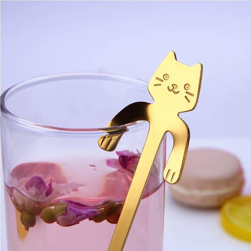 Cat Stainless Steel Coffee Spoon — ships from Toronto | ORAORA HOME