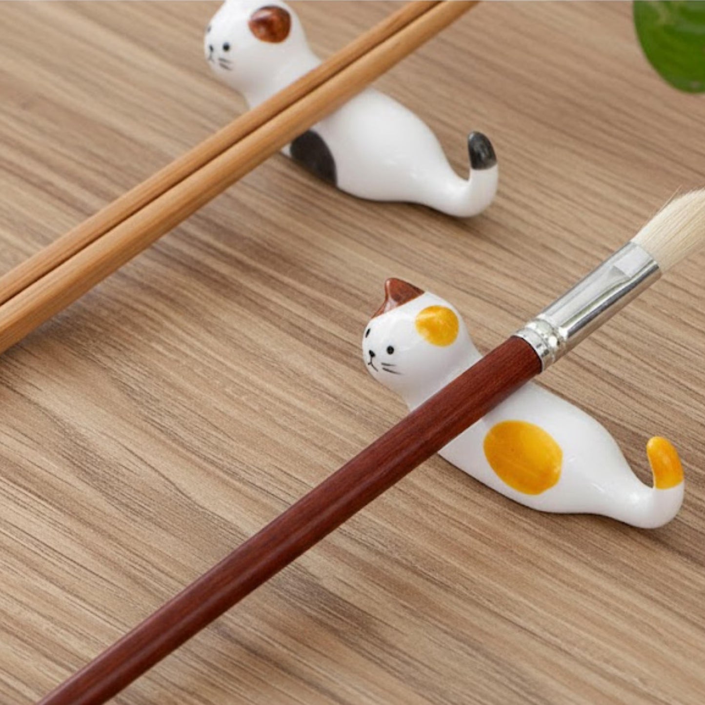 Cat Loaf Ceramic Chopstick Rest — kawaii ceramic gift | ORAORA HOME