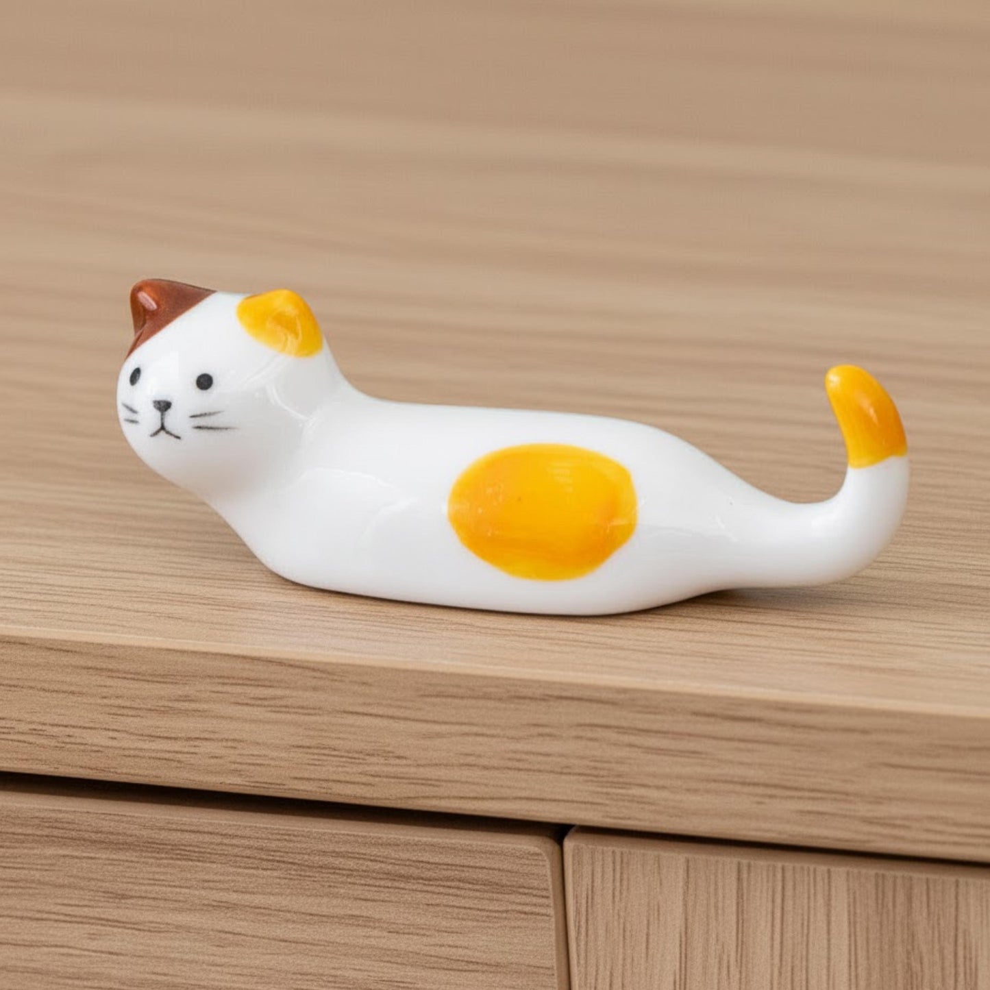 Cat Loaf Ceramic Chopstick Rest — ceramic tableware | ORAORA HOME