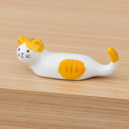 Cat Loaf Ceramic Chopstick Rest — food-safe ceramic | ORAORA HOME