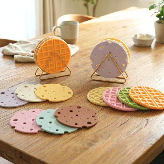 Silicone Waffle Cheese Trivet Set | ORAORA HOME
