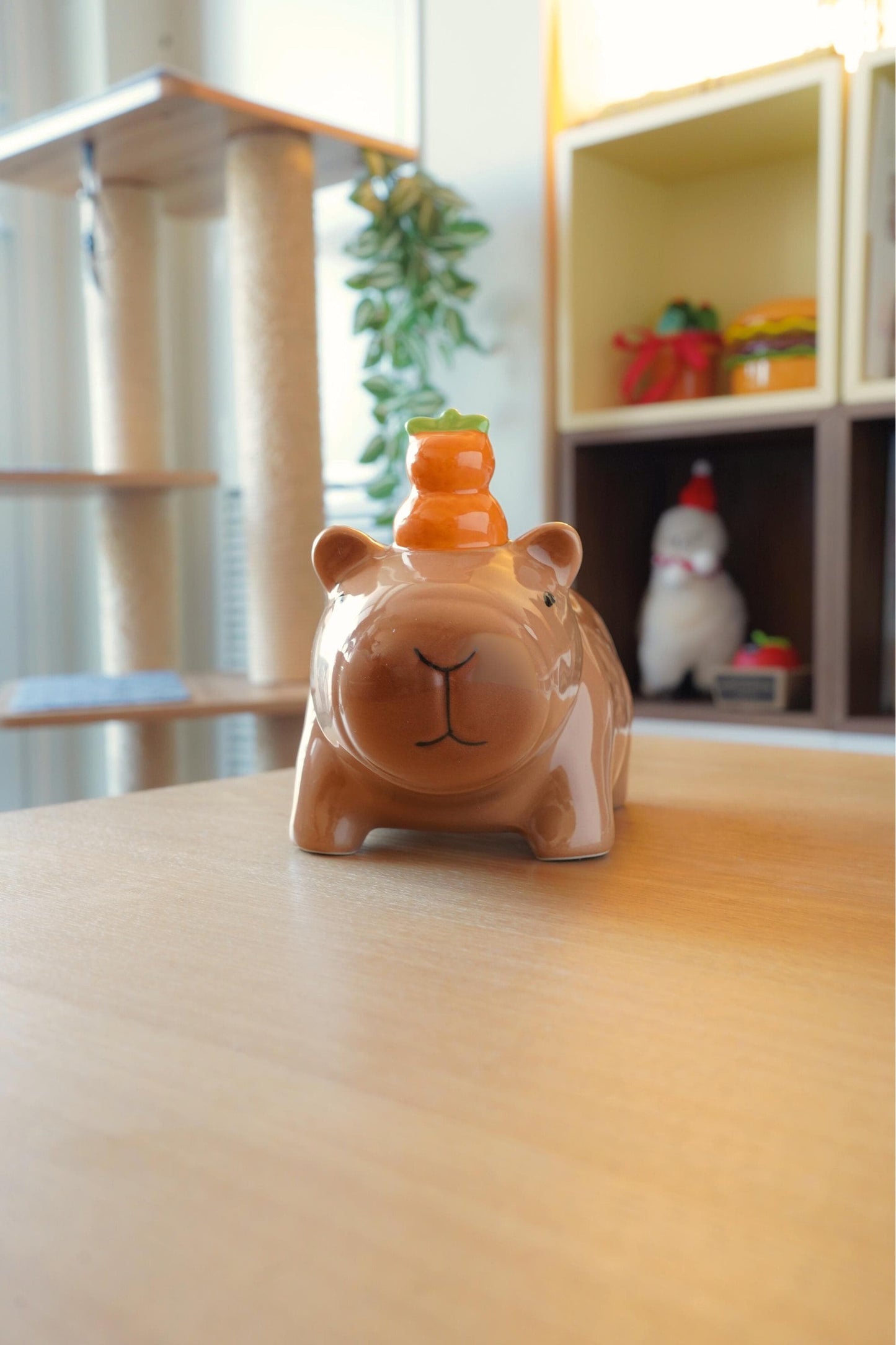 Capybara Tissue Box Cover — detail view | ORAORA HOME