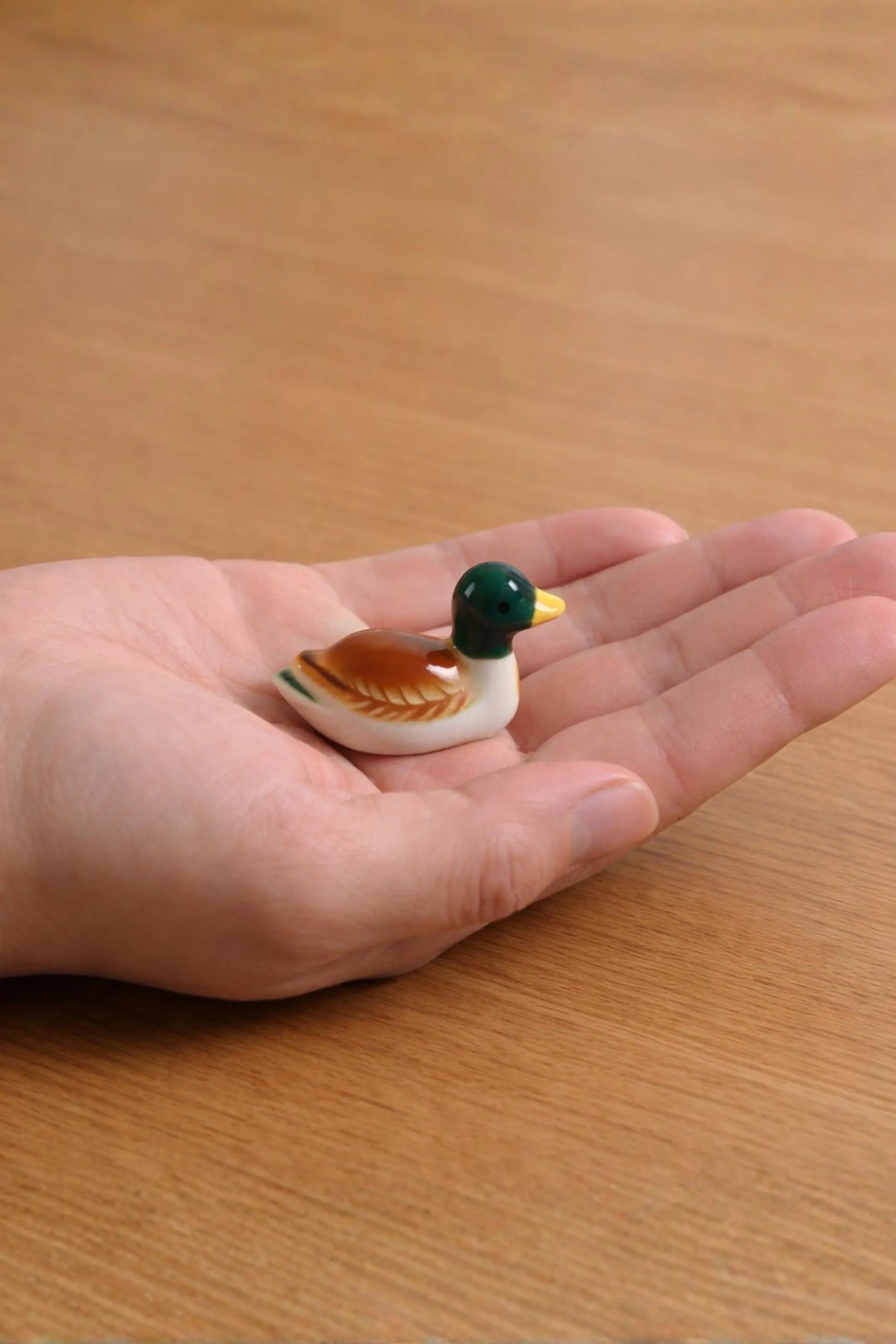 Duck Ceramic Chopstick Rest — detail view | ORAORA HOME