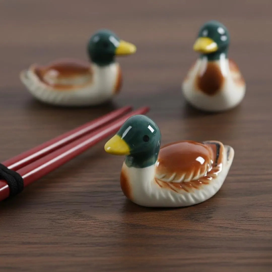 Duck Ceramic Chopstick Rest | ORAORA HOME