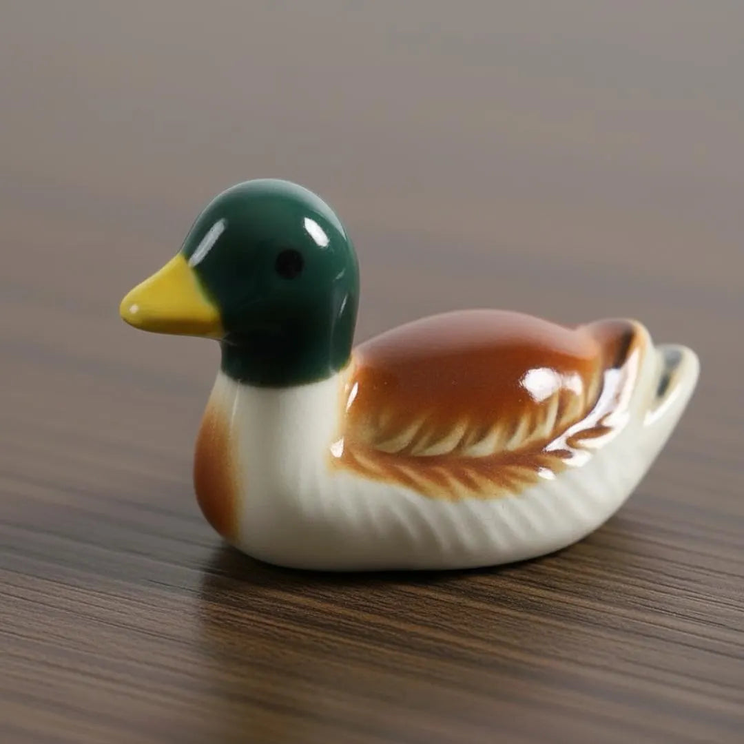 Duck Ceramic Chopstick Rest — ceramic duck kawaii chopstick rest | ORAORA HOME