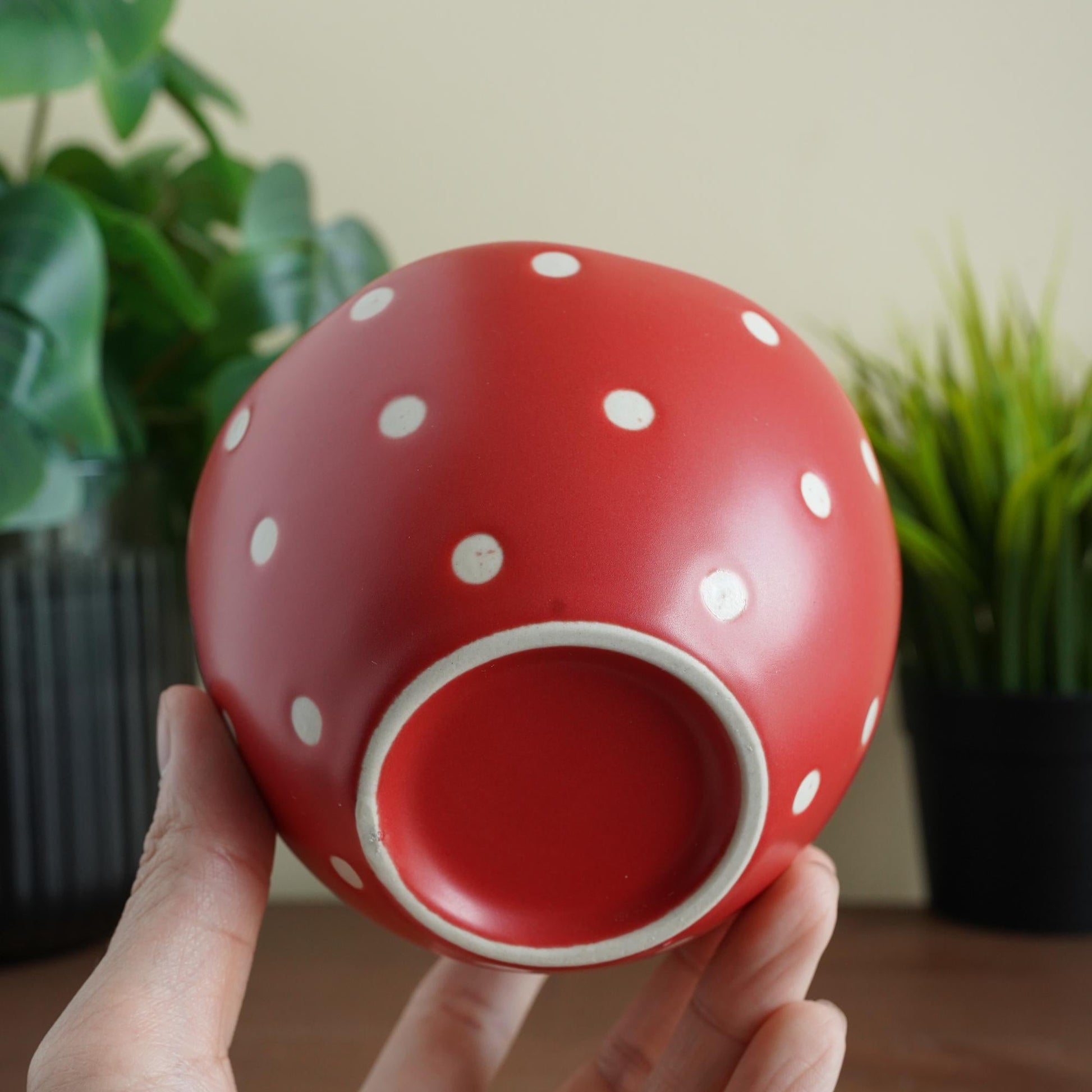 Mushroom Ceramic Small Bowl — handmade cottagecore ceramic bowl | ORAORA HOME