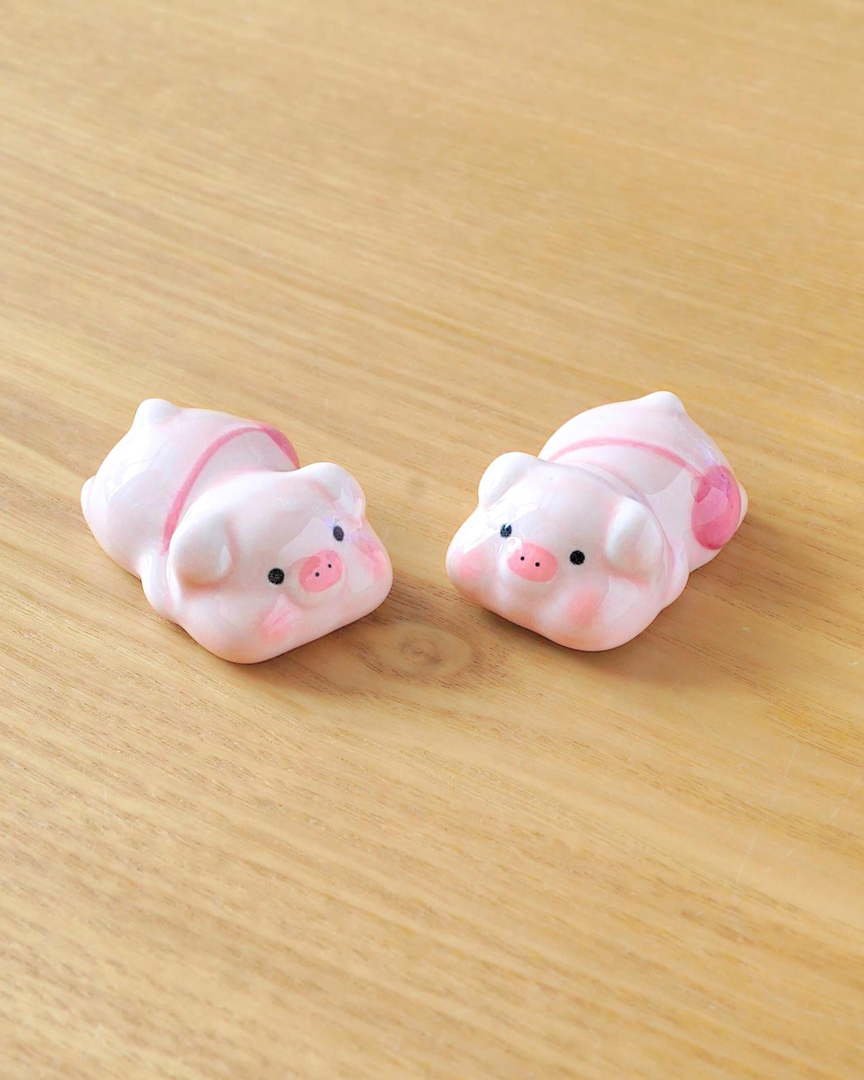 Pig Ceramic Chopstick Rest — food-safe ceramic | ORAORA HOME