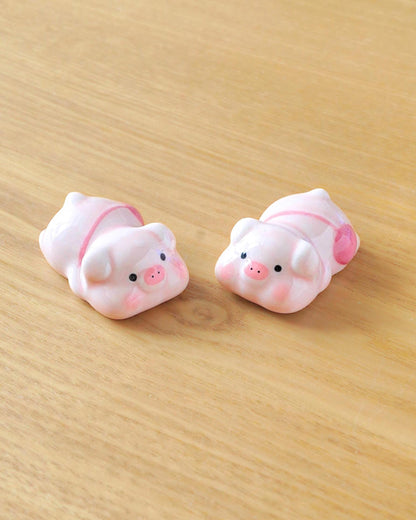 Pig Ceramic Chopstick Rest — food-safe ceramic | ORAORA HOME