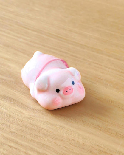 Pig Ceramic Chopstick Rest — ships from Toronto | ORAORA HOME