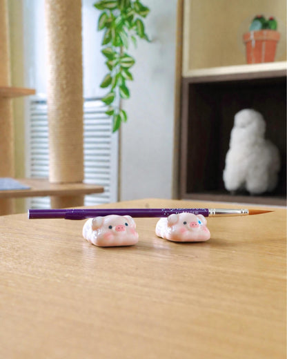 Pig Ceramic Chopstick Rest — ceramic tableware | ORAORA HOME