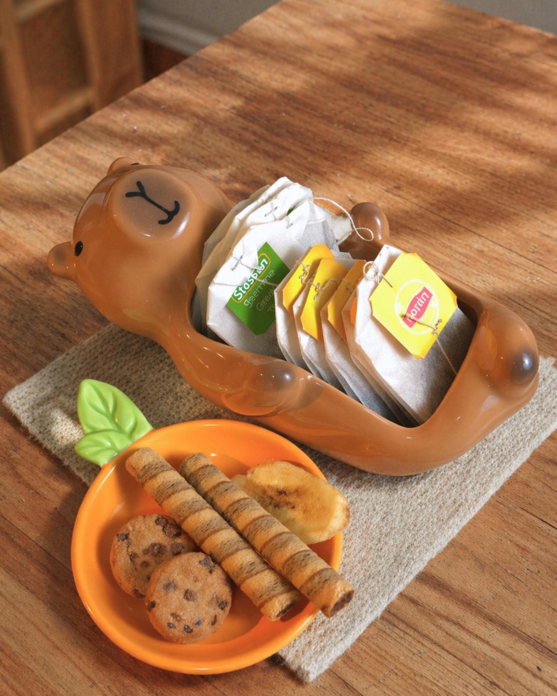Capybara Snack Bowl Set — food-safe ceramic | ORAORA HOME