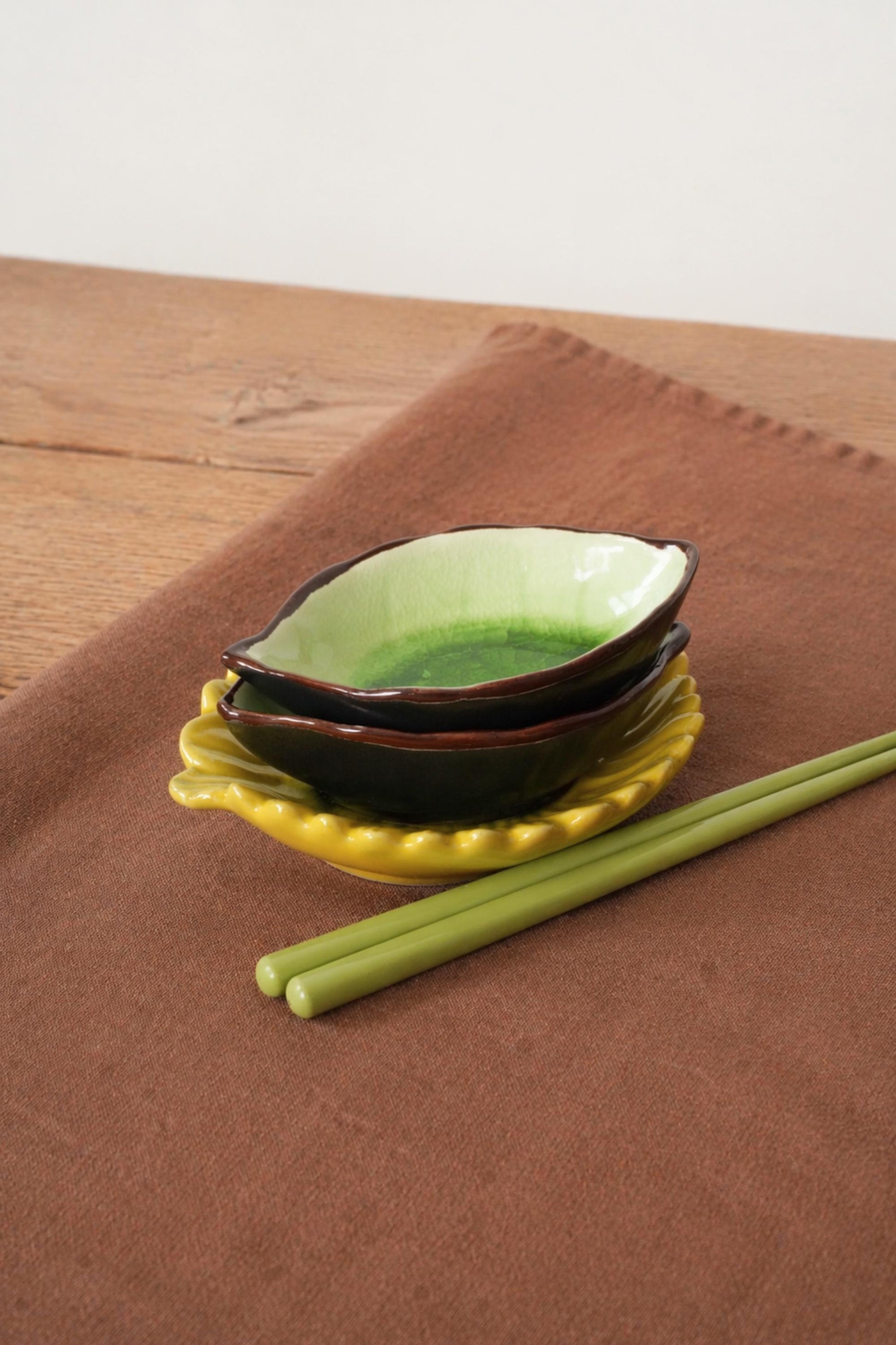 Sunflower Spoon Rest Set — ceramic kitchen decor gift | ORAORA HOME