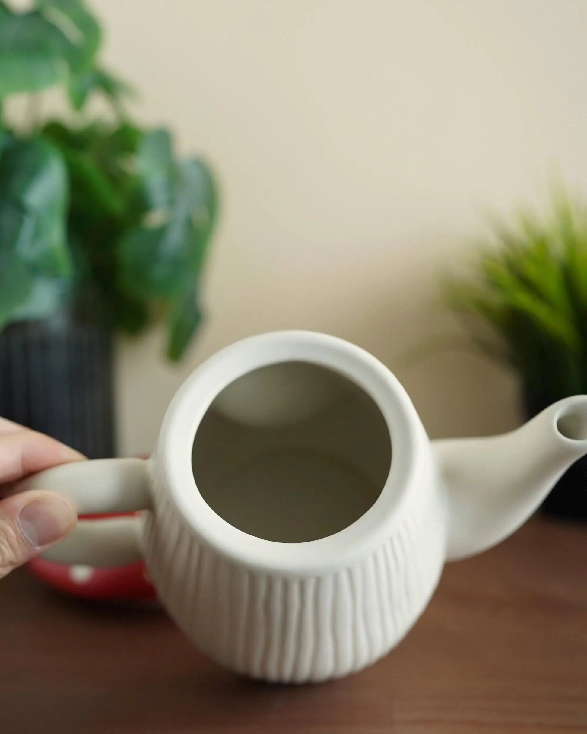 Mushroom Teapot with Squirrel — ceramic tableware | ORAORA HOME
