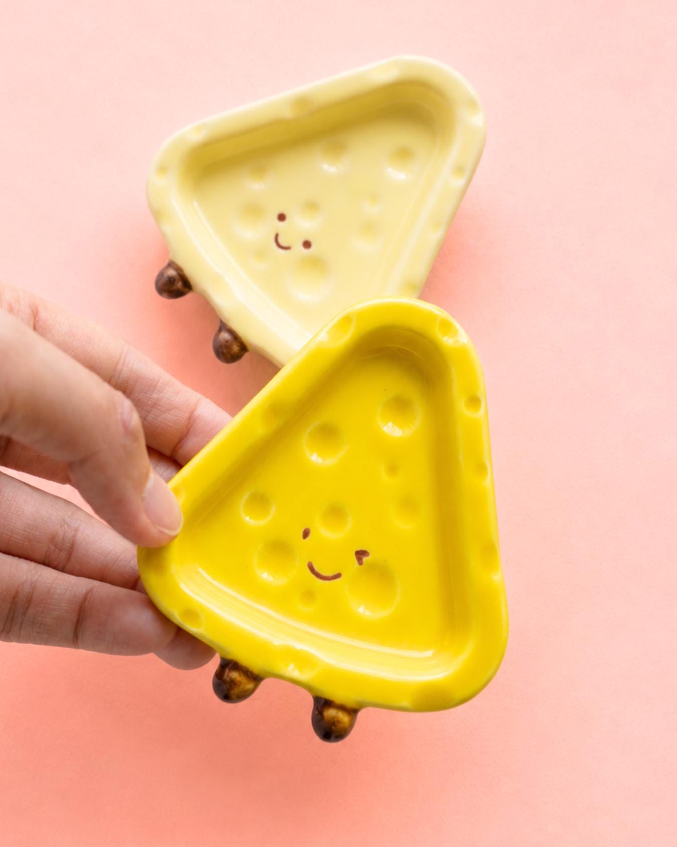 Cheese Slice Ceramic Dipping Dish — detail view | ORAORA HOME