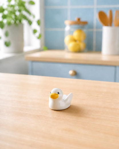 Duck Capybara Chopstick Rest Set — ceramic animal chopstick rest duo | ORAORA HOME