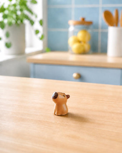 Duck Capybara Chopstick Rest Set — kawaii ceramic gift | ORAORA HOME