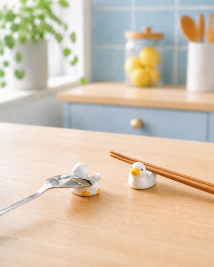 Duck Capybara Chopstick Rest Set — detail view | ORAORA HOME